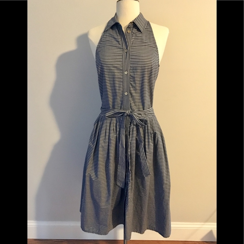 Michael X Michael Kors stripped shirt dress